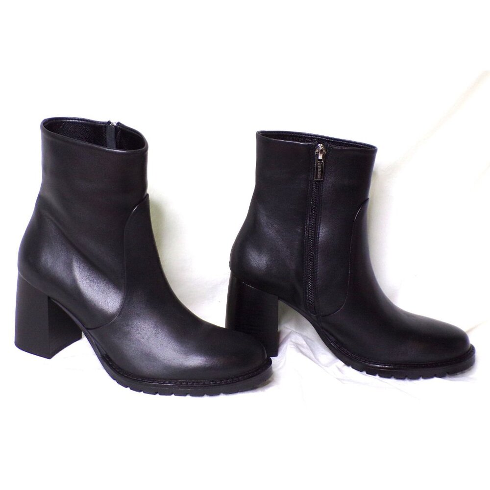 🆕 LA CANADIENNE Livon City Dry Waterproof Platform Leather Bootie 9 Black - Picture 9 of 16